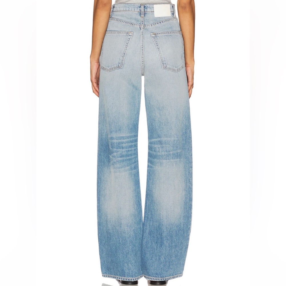 GRLFRND Light Blue Brooklyn High Rise Straight Jeans - Picture 3 of 10